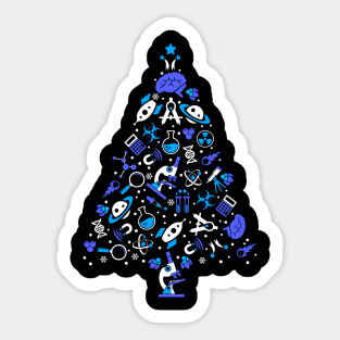 Ugly Science Christmas Tree Sticker